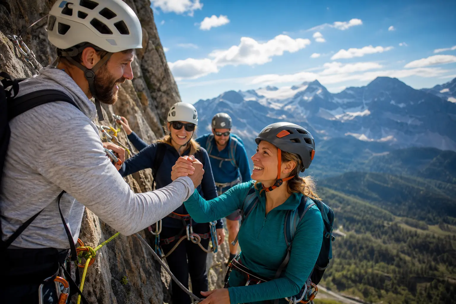 Team building en montagne : escalade, via ferrata et cohésion d&rsquo;équipe en altitude