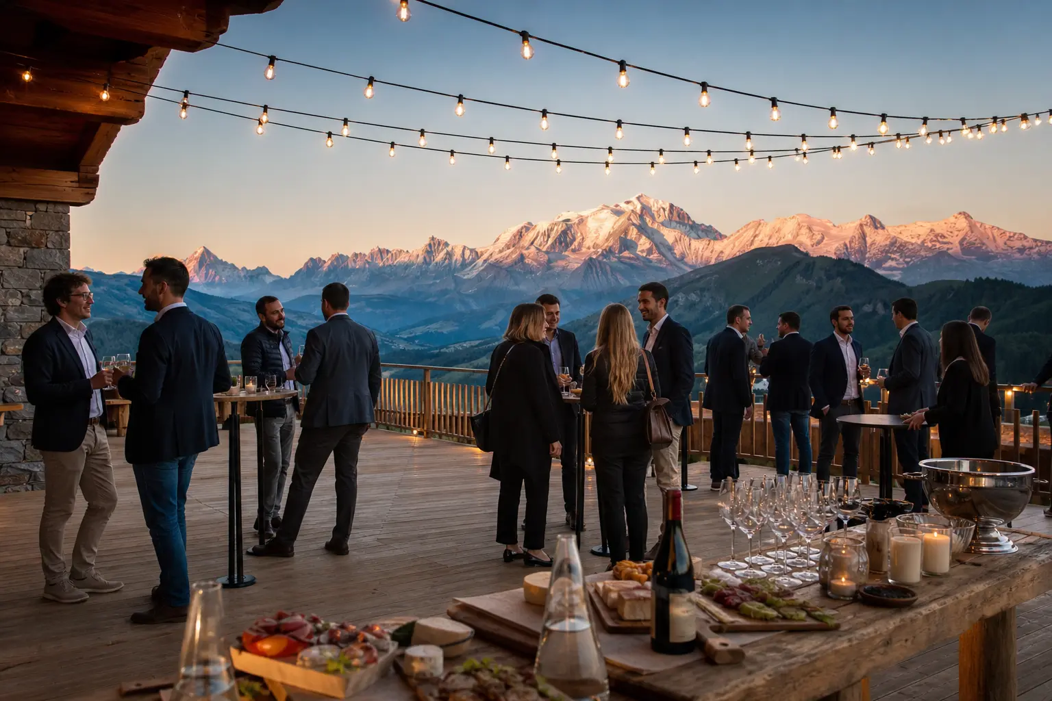 Soirée d&rsquo;entreprise en altitude : profiter d&rsquo;un cadre exceptionnel pour marquer les esprits