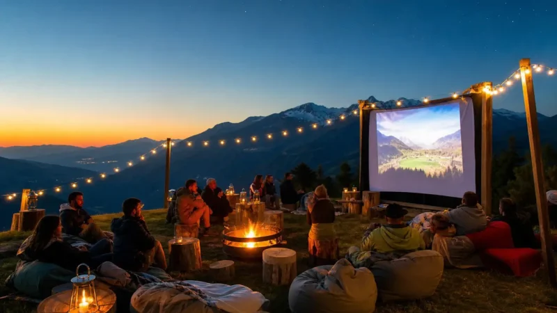 Soirée à la belle étoile en montagne : une animation insolite pour clôturer votre séminaire